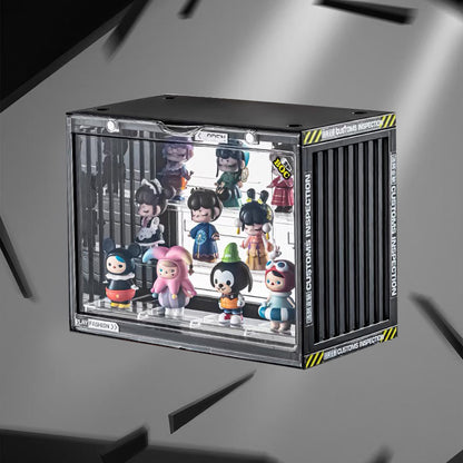 Black Display Box Container for Pop Mart, Lego,and Sonny angel Figures