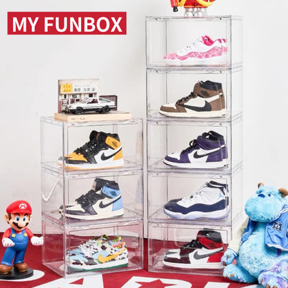 Premium Transparent Acrylic Sneaker Display Box (1 box)