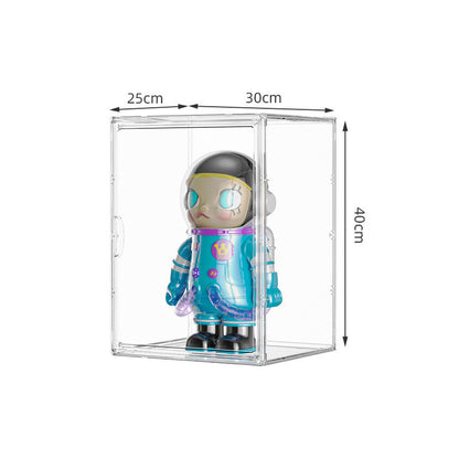 Transparent 400% Molly Labubu Display Box Container - 40cm Height Version