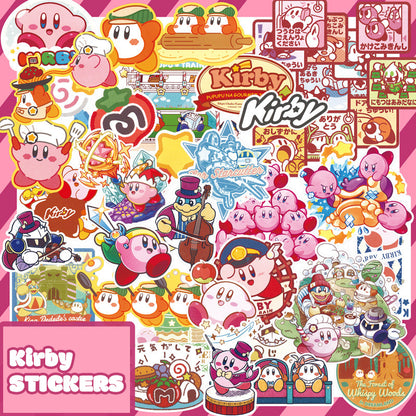 10 Random Kirby Stickers Vinyl Decals