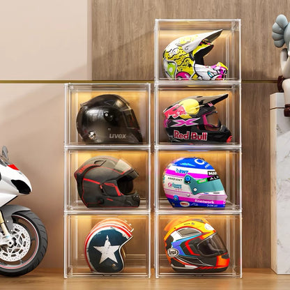 Premium Motorcycle Helmet Display Box