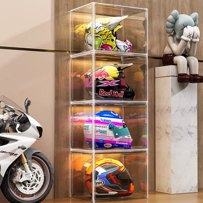 Premium Motorcycle Helmet Display Box