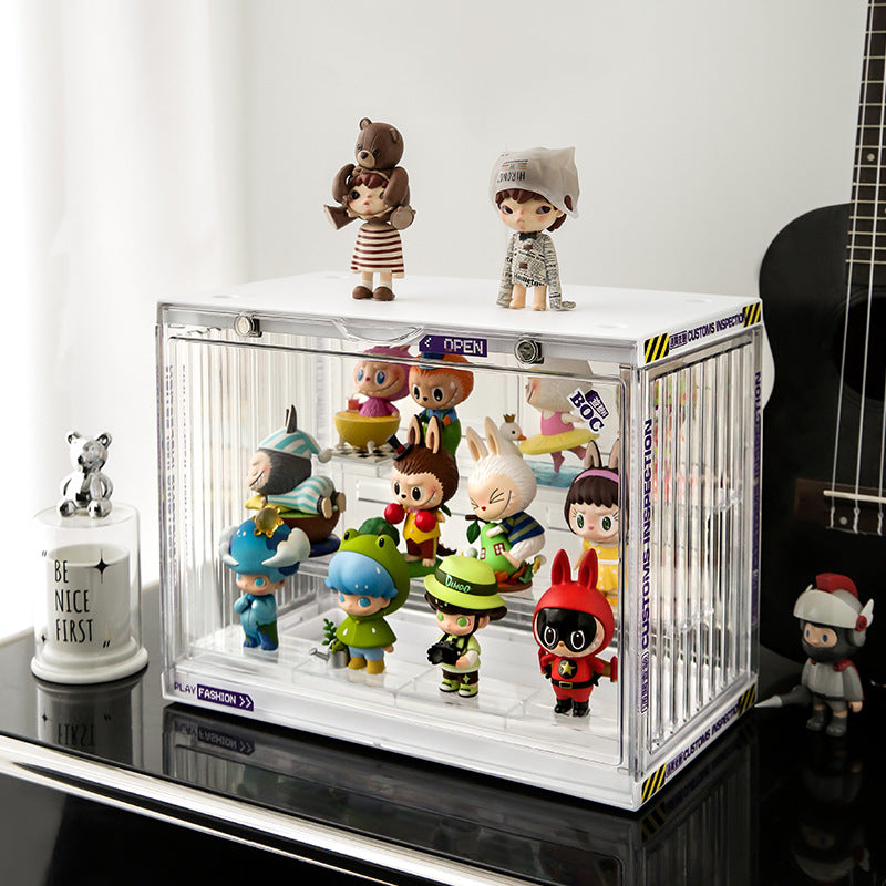 Transparent Display Box Container for Pop Mart, Lego,and Sonny angel Figures