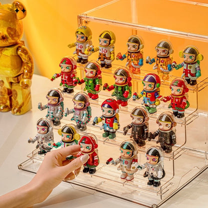 Transparent 4-Tier Display Case