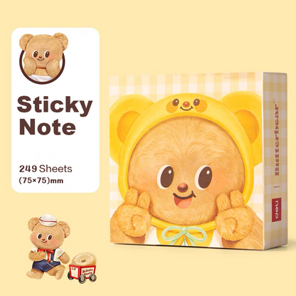 Butterbear Stationery Sticky note (249 Sheets)