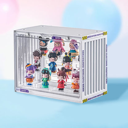 White Display Box Container for Pop Mart, Lego,and Sonny angel Figures