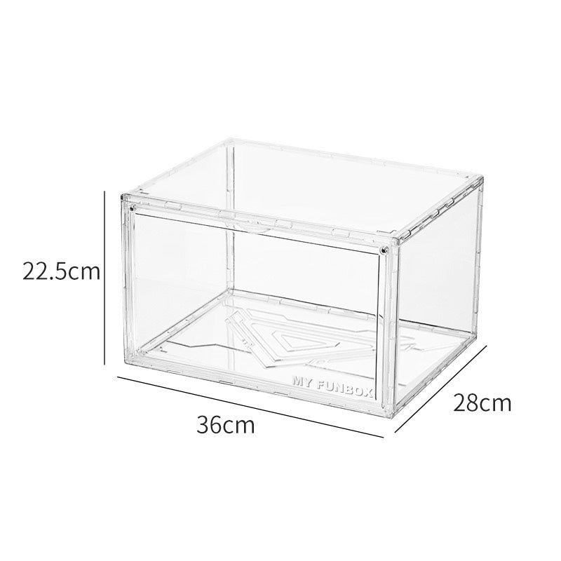 Premium Transparent Acrylic Sneaker Display Box (1 box)